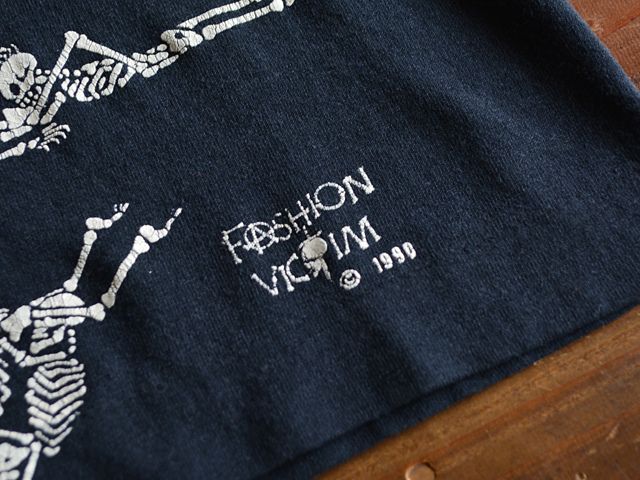1990s FASHIONVICTIM スカル四十八手Tシャツ　実寸L