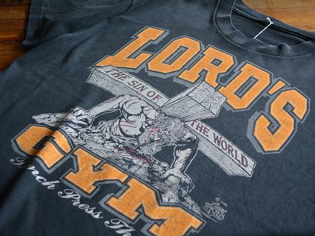1990s LORD'S GYM Tシャツ 実寸L-XL - 古着屋HamburgCafe