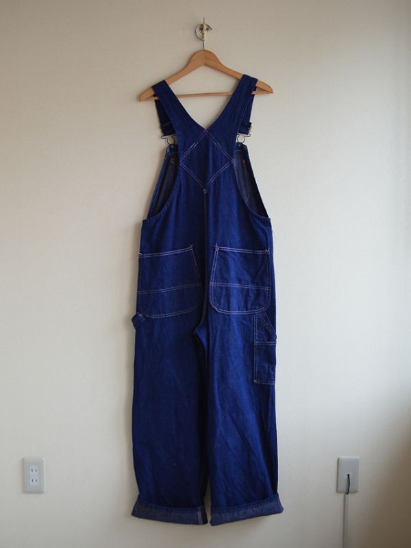 1960s UNION MADE デニムオーバーオール　実寸w33