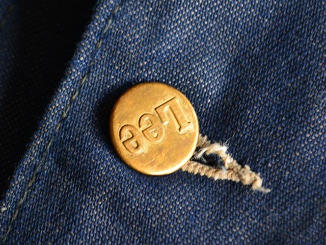 1970s-80s Lee 91-Jデニムカバーオール 実寸42-44 - 古着屋HamburgCafe