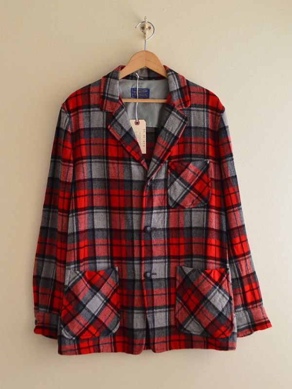 1950s PENDLETON ウールジャケット 表記M - 古着屋HamburgCafe