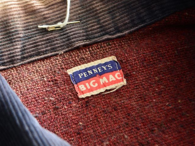 1950s PENNEY'S BIGMAC デニムワークジャケット 実寸40-42 - 古着屋HamburgCafe