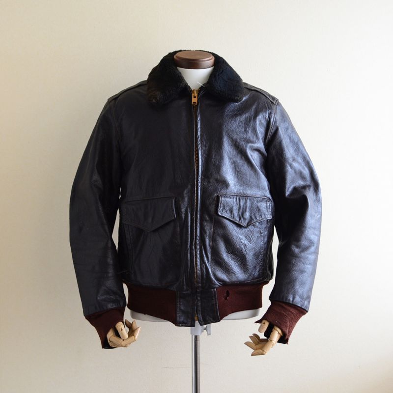 1960s-70s L.L.Bean G-1 Type レザージャケット 実寸38 - 古着屋