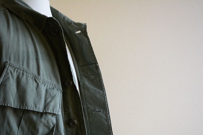 1960s US.ARMY ジャングルファティーグジャケット/3rd Type 表記SMALL
