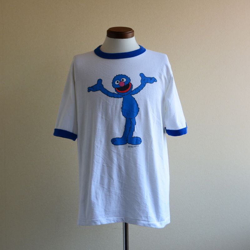 1980s-90s GROVER リンガーTシャツ　両面プリント　表記L
