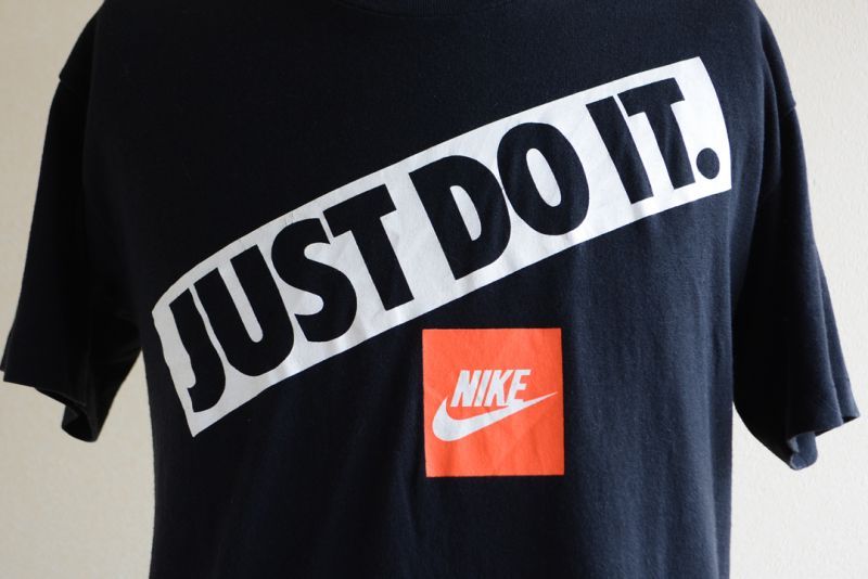 NIKE JUST DO IT Tシャツ 90s アメリカ製 black