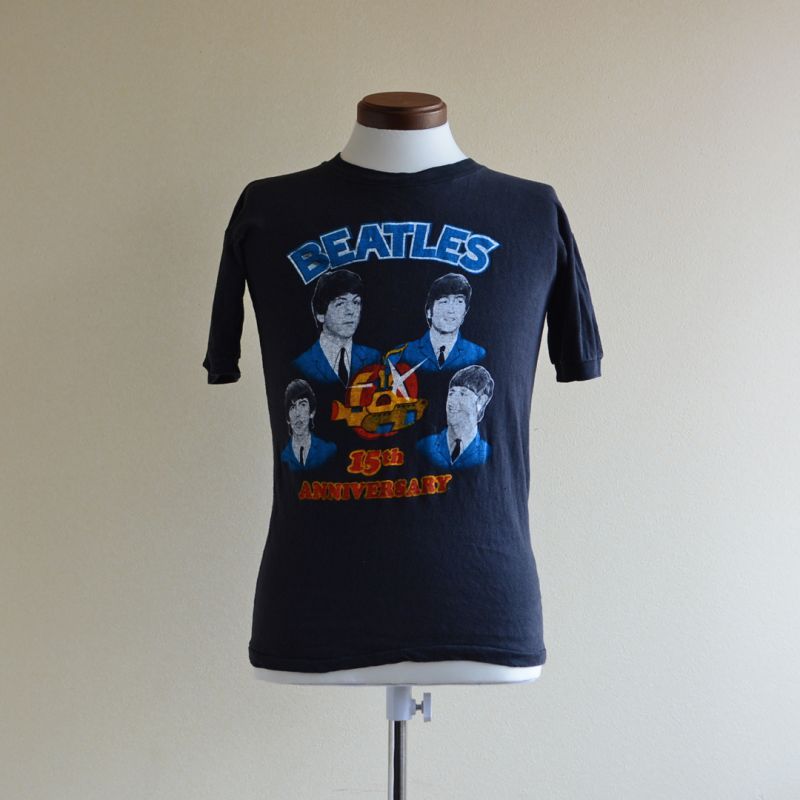 1970s The BEATLES パキ綿Tシャツ 表記M - 古着屋HamburgCafe