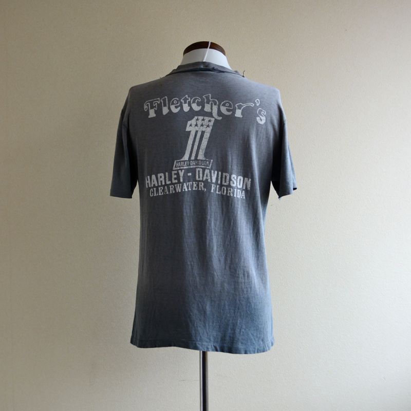 1970s Harley-Davidson Tシャツ EAGLE ＆ No.1 LOGO 表記M - 古着屋