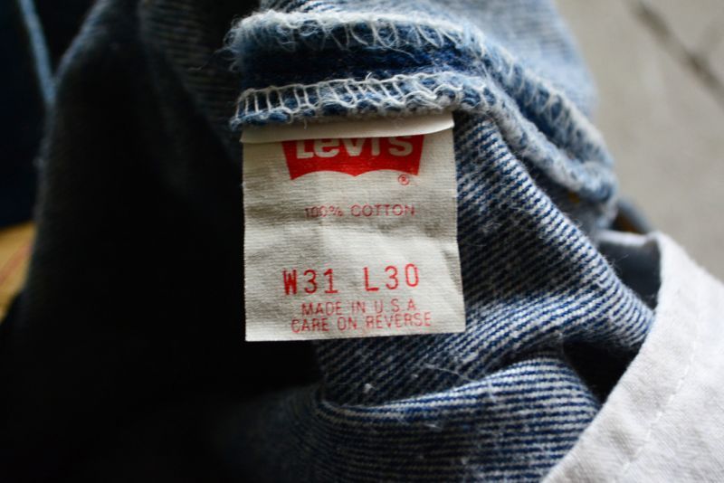 levi's 501 made in usa w31inch表記