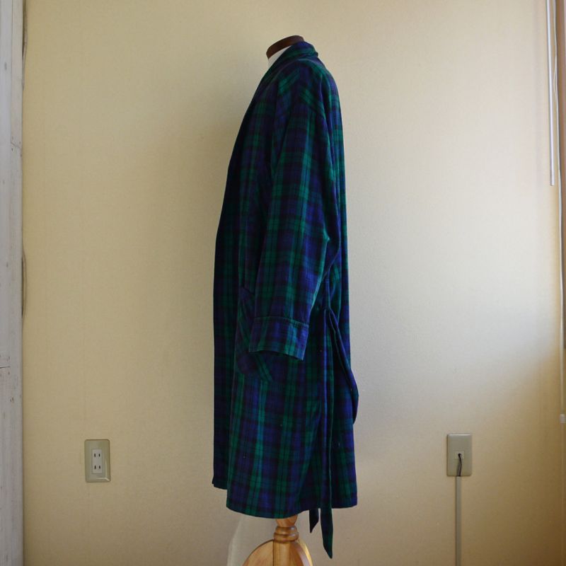 1980s L.L.Bean フランネルガウン 表記L - 古着屋HamburgCafe