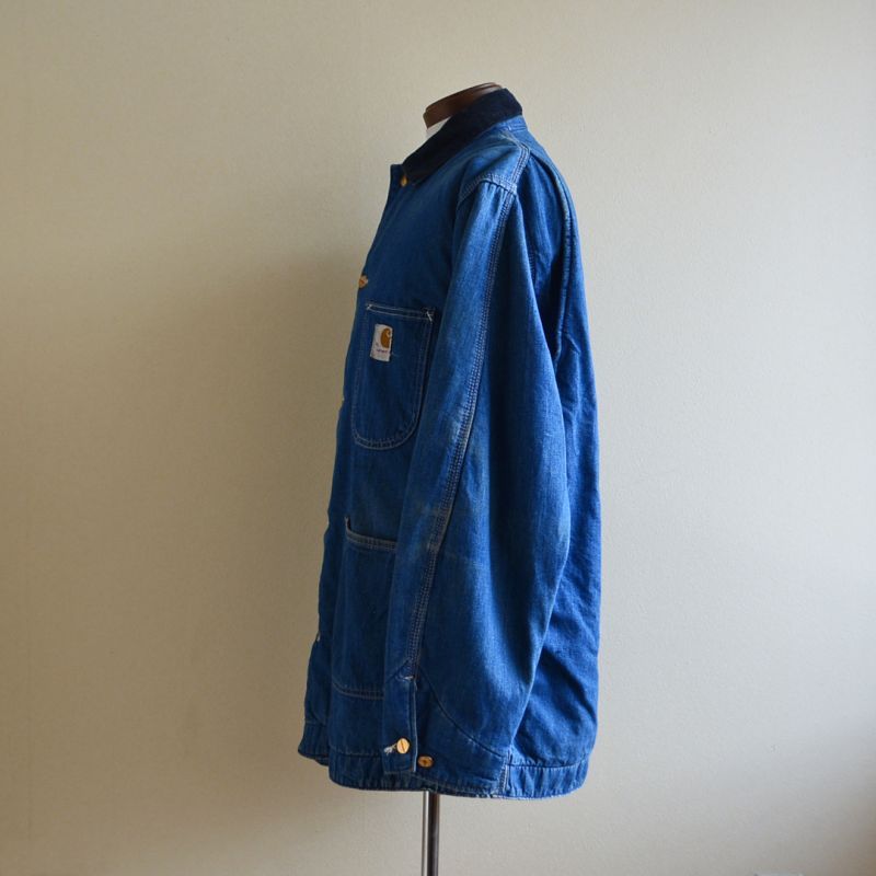 1970s Carhartt デニムカバーオール 裏ブランケット付き 表記40L