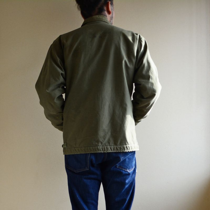 1960s US.NAVY A-2 バックステンシルデッキジャケット 初期型