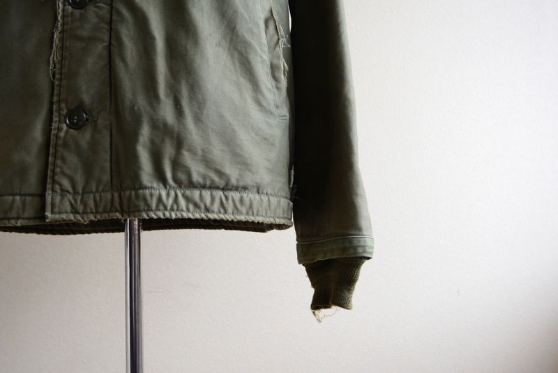 1960s US.NAVY A-2 バックステンシルデッキジャケット 初期型 実寸L