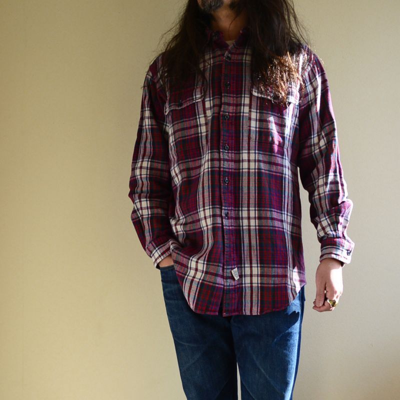 【美品】RRL HEAVY FLANNEL SHIRT フランネルシャツ