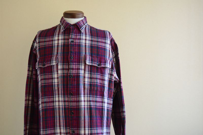 【美品】RRL HEAVY FLANNEL SHIRT フランネルシャツ