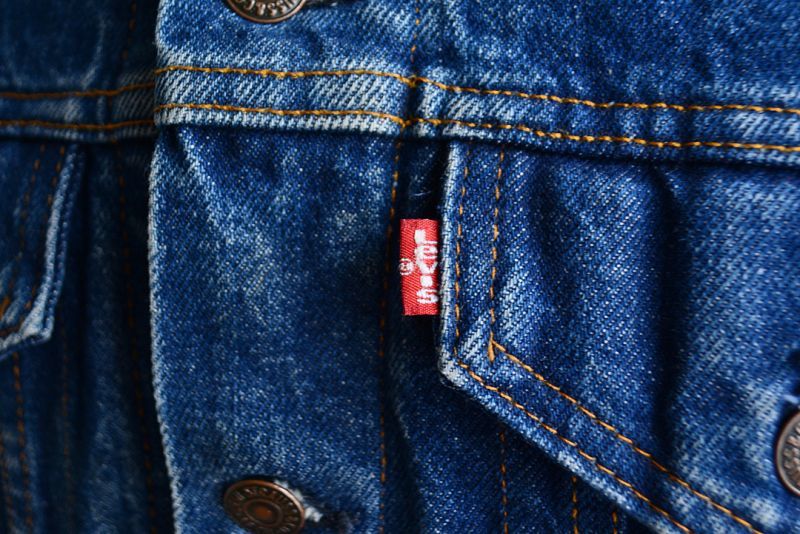 1980s Levi's 70411デニムジャケット ネルライナー 表記38 - 古着屋