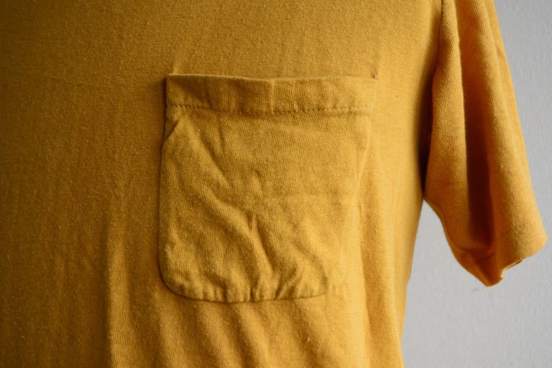 1960s HANES ポケットTシャツ　DEAD STOCK　表記M