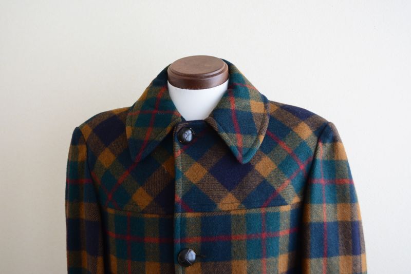 1970s PENDLETON ウールコート 実寸ML - 古着屋HamburgCafe