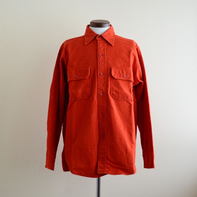1970s Woolrich シャモアクロスシャツ　実寸L