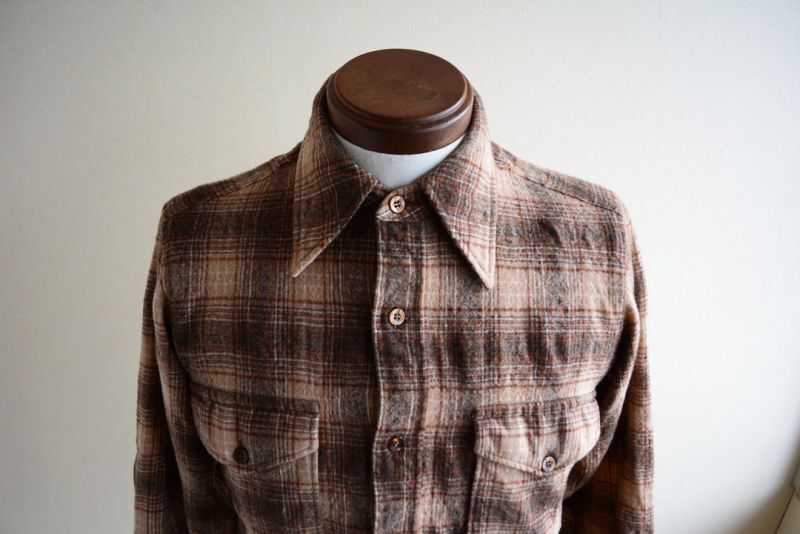 1970s PENDLETON ウールシャツ　表記15