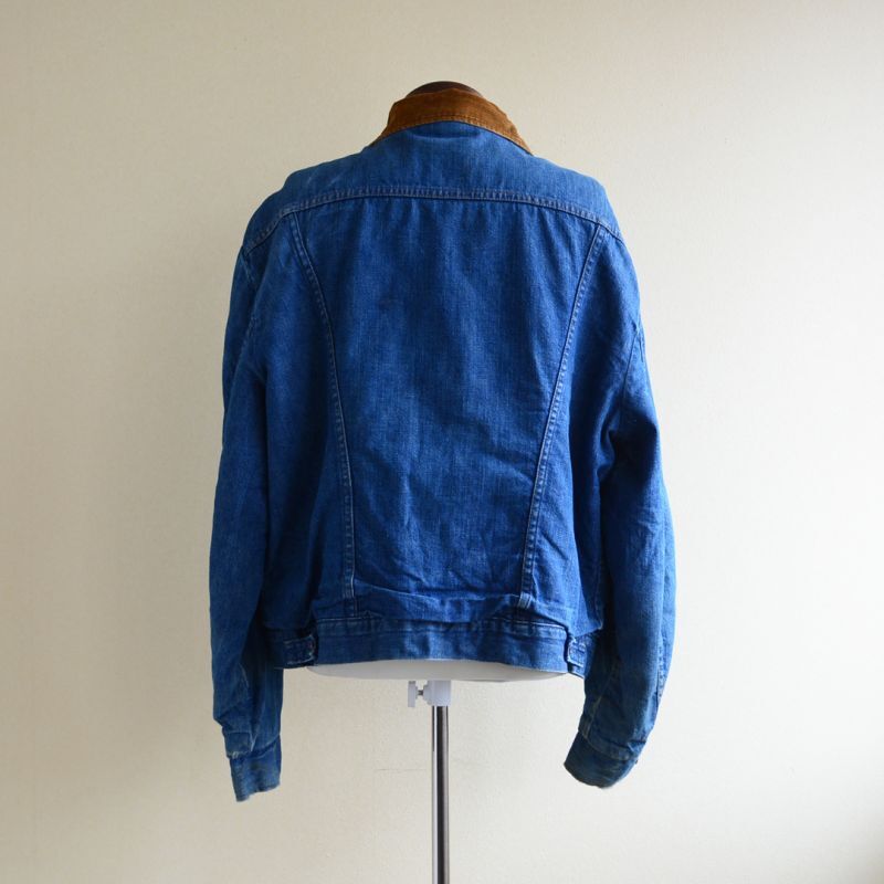 1970s Wrangler デニムボアジャケット 実寸XL - 古着屋HamburgCafe