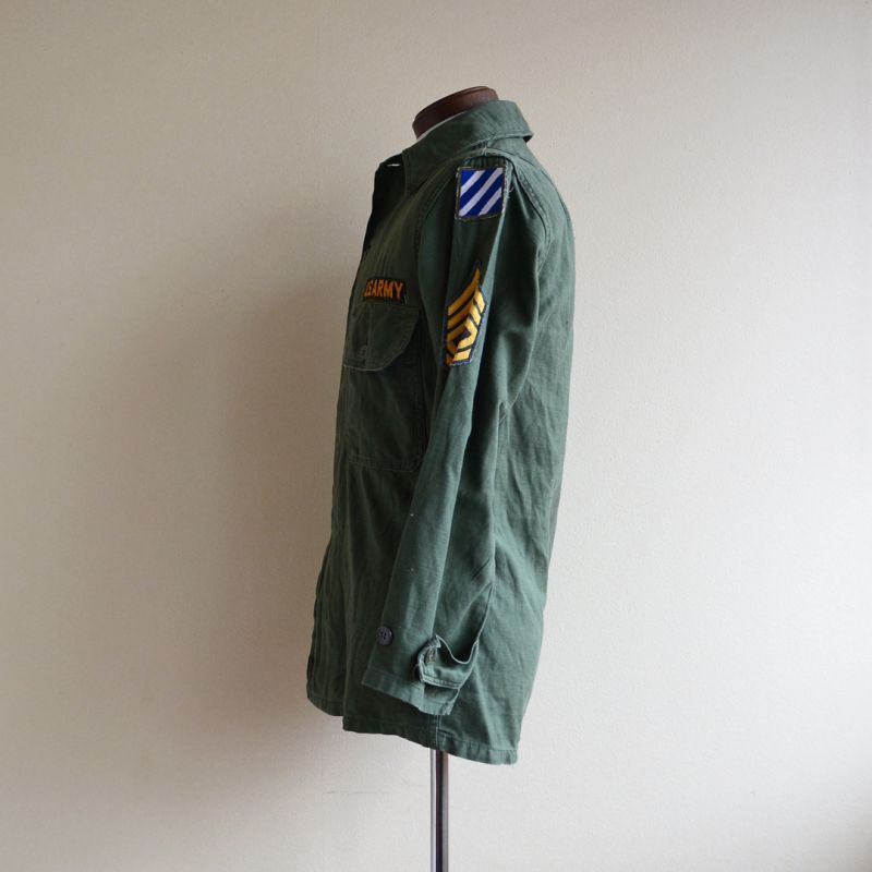 60's US ARMY OG107 ユーティリティシャツ シャツ袖2nd 美品