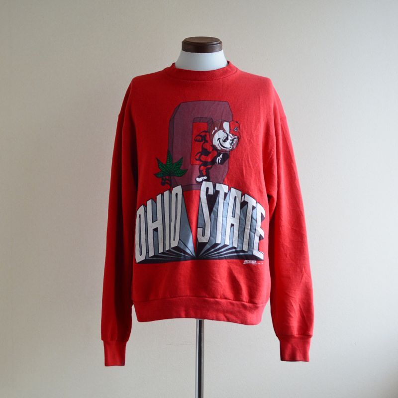 1990s OHIO STATE BUCKEYES スウェット 表記L - 古着屋HamburgCafe