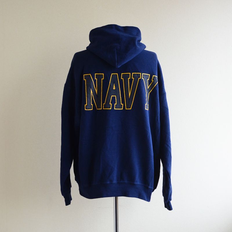 US.NAVY スウェットパーカー MADE IN USA 表記L - 古着屋HamburgCafe