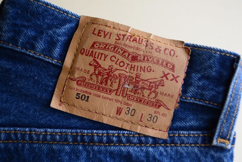 1990s〜 Levi's 501 MADE IN MEXICO 表記W30 L30 - 古着屋HamburgCafe