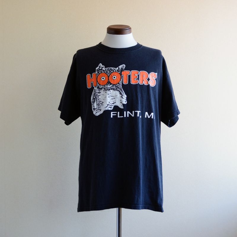 1990s HOOTERS 両面プリントTシャツ　表記L