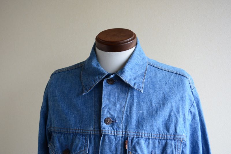 1970s LEVI'S 70505-2415 シャンブレーGジャン　オレンジタブビッグE　表記M