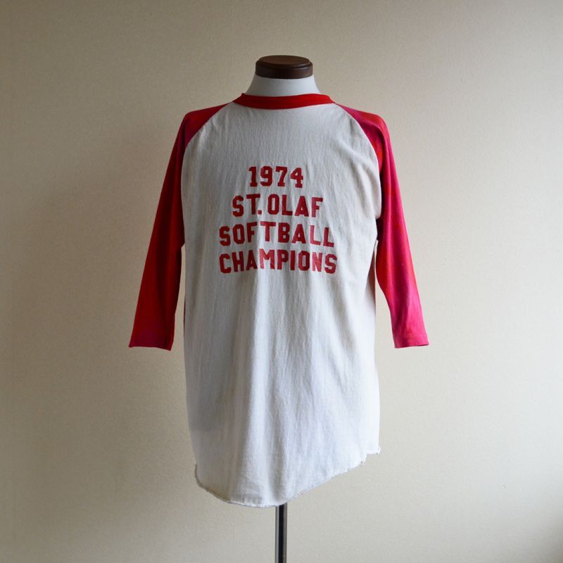 限定 クーポン10% 1970年代ヴィンテージ デニムベースボールTシャツ