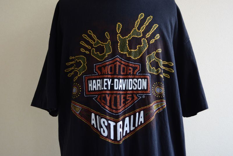 1990s HARLEY-DAVIDSON プリントTシャツ MADE IN AUSTRALIA 表記2XL