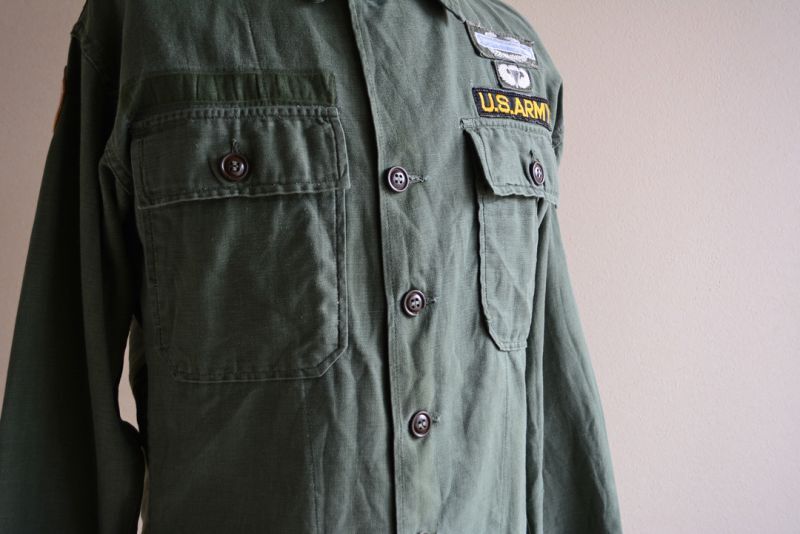 【希少】50’s US ARMY 1st ユーティリティシャツ vintage