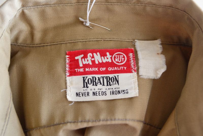 1960-70s Tuf-Nut ワークシャツ 実寸ML - 古着屋HamburgCafe