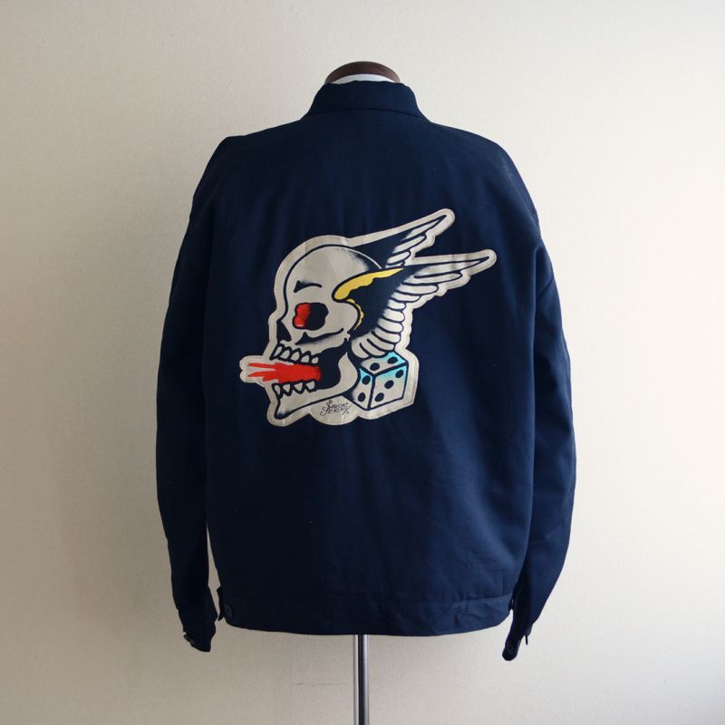 SAILOR JERRY ワークジャケット キルティングライナー 表記L - 古着屋HamburgCafe SAILOR JERRY ワークジャケット キルティングライナー 表記L - 古着屋HamburgCafe