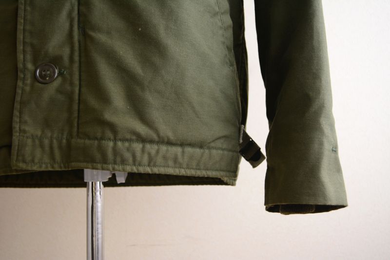 1970s US.NAVY A-2デッキジャケット バックステンシル 表記MEDIUM(38