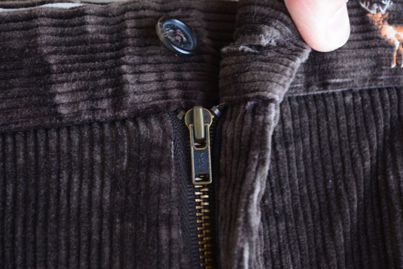 Brooks Brothers シカ刺繍 太畝コーデュロイパンツ 表記W36 L30 - 古着