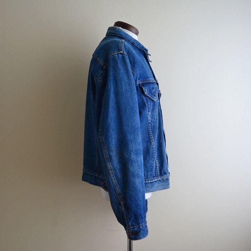 1970s Levi's 70505-0317 裏ブランケット付きデニムジャケット 実寸42