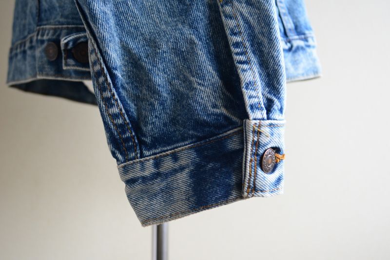 1980s Levi's 70507-0219 ケミカルデニムジャケット MADE IN USA 表記