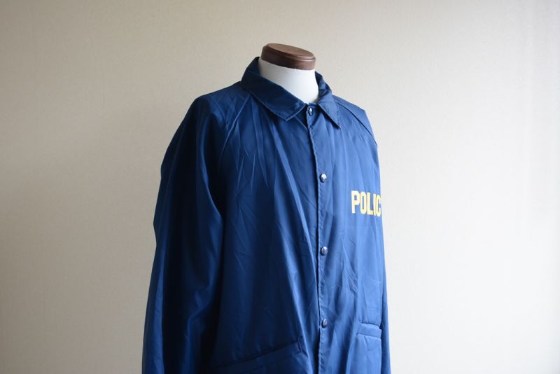 1990s POLICE ナイロンコーチジャケット　MADE IN USA　表記XL