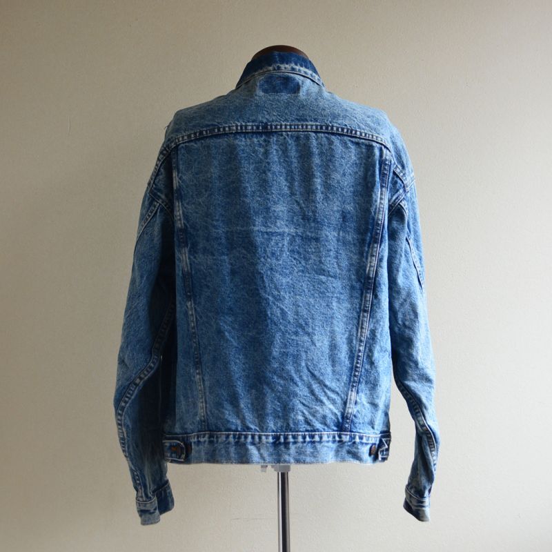 80s Levi's ケミカルウォッシュデニムジャケット XL 70507