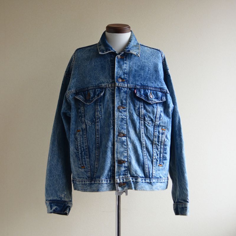 1980s Levi's 70507-0219 ケミカルデニムジャケット MADE IN USA 表記 