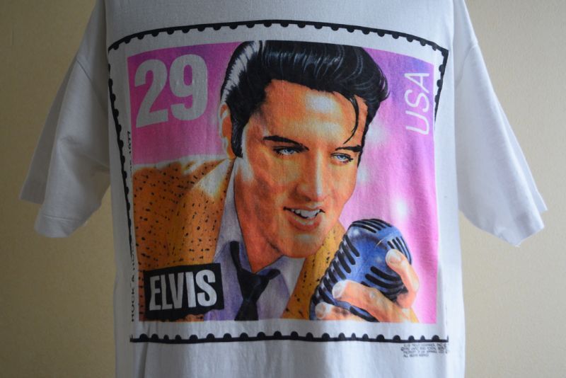 1990s ELVIS 29￠Stamp Tシャツ MADE IN USA 表記ONE SIZE FITS MOST 
