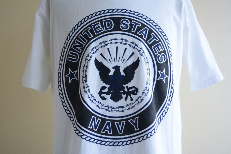 US.NAVY 両面プリントTシャツ　