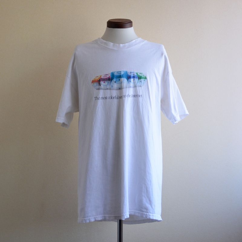 1990s〜 Apple Tシャツ 表記L - 古着屋HamburgCafe
