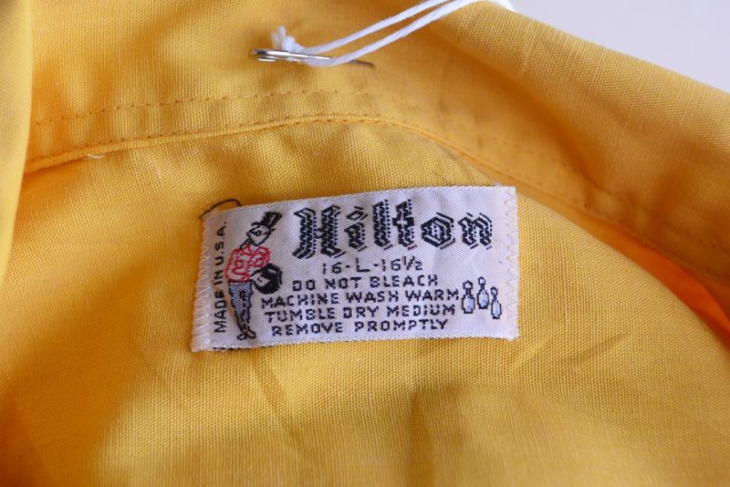 1960-70s Hilton ボーリングシャツ 