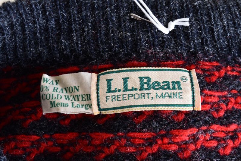 1980s L.L.Bean バーズアイセーター 