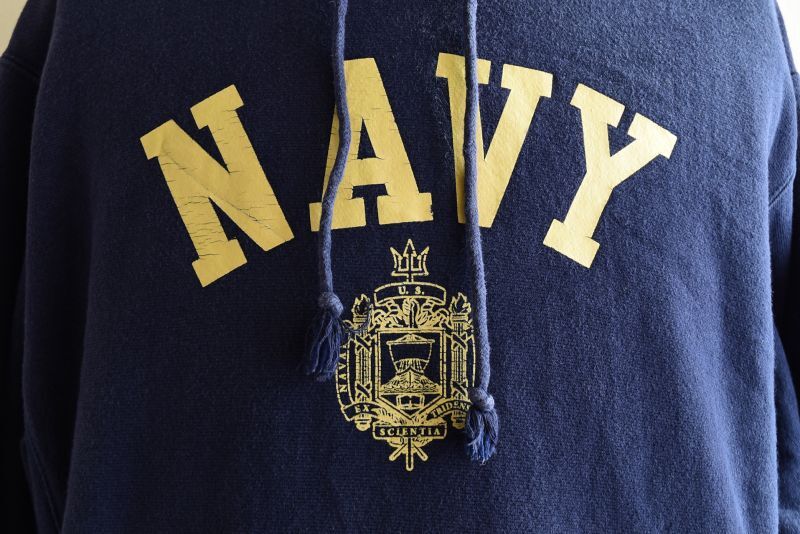 US NAVY Naval Academy 90年代 リバースウィーブパーカー