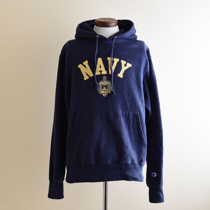 U.S.NAVY Reverse Weave Hooded Sweatshirt